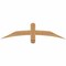 Ekena Millwork Bellingham Timber Gable Bracket, Western Red Cedar, 48"W x 12"H x 1 1/2"D x 3 1/2"F, 6/12 Pitch GBW048X12X0204BEL00SWR - alternate 1